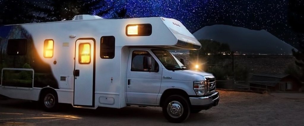 RV under the stars